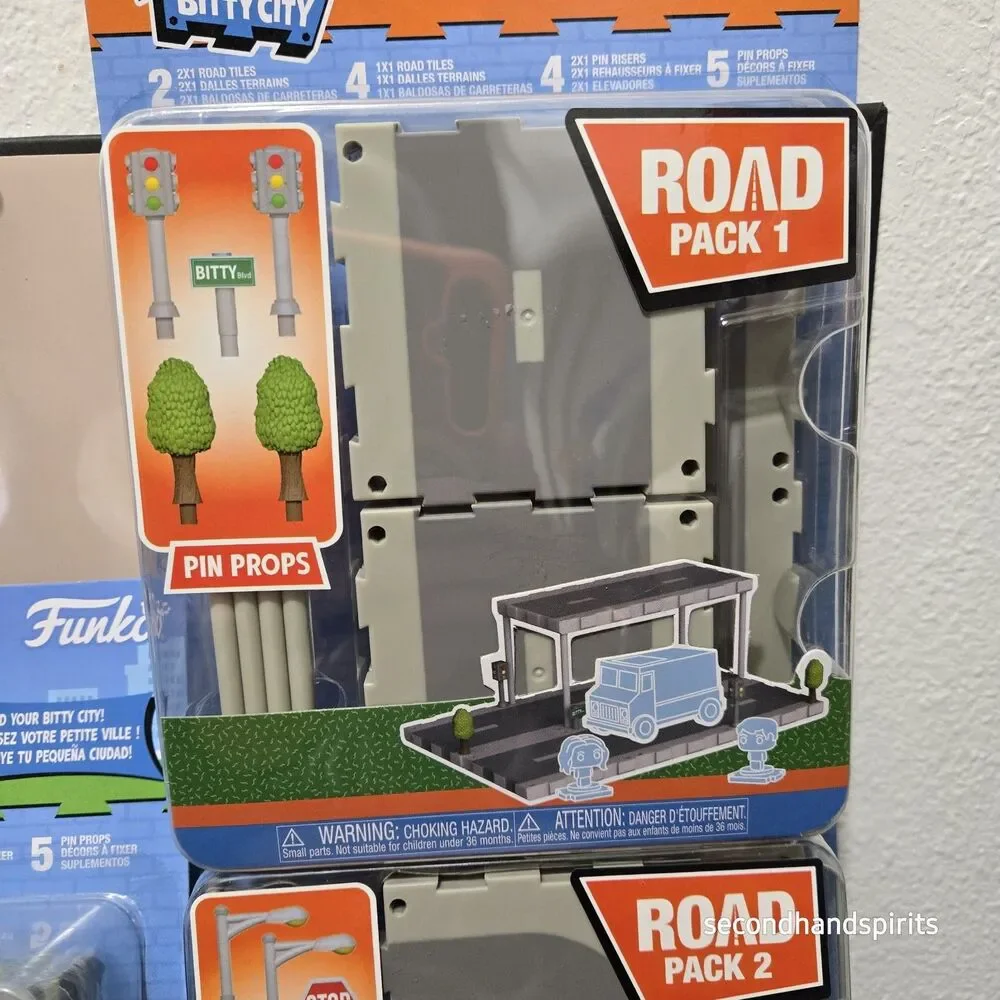 Funko Bitty City: Road Pack 1 & 2 /plus  Land Pack